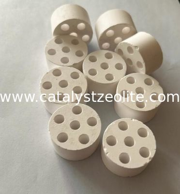 Alta estabilidad térmica de aluminio catalizador soporte 6 agujero 33mm 18mm