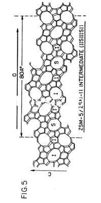 SiO2/Al2O3 280 polvo cristalino de la zeolita de la superficie 450m2/G ZSM-11