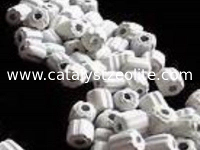 Tipo gamma Raschig Ring Alumina Carrier del alúmina LS-RR 0,6 g/ml